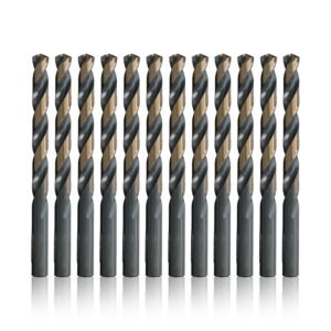 DRILL BIT M2 HIGH SPEED STEEL BLACK & GOLD 7/32"x4"