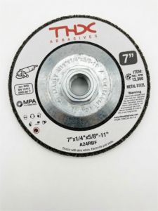 GRINDING WHEEL (DISC) 7" X 1/4" X 5/8"-N W/ HUB