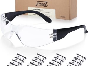 SAFETY GLASSES CLEAR ICE WRAPAROUND