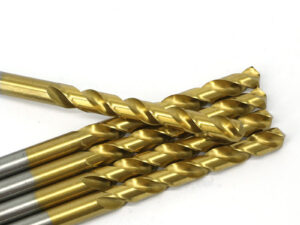 DRILL BIT M2 HIGH SPEED STEEL COBALT COATED 1/4"x4"