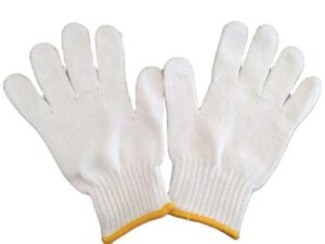 COTTON GLOVES GAUGE 10 WHITE (12 PAIRS/PACK)