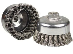 WIRE CUP BRUSH KNOT (2- 3/4″x5/8″ THREAD)