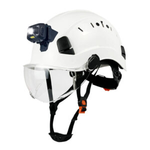 SAFETY HELMET TYPE II W/ CHIN STRAP, CLEAR VISOR/FACE SHIELD & CUSTOMIZE LOGO